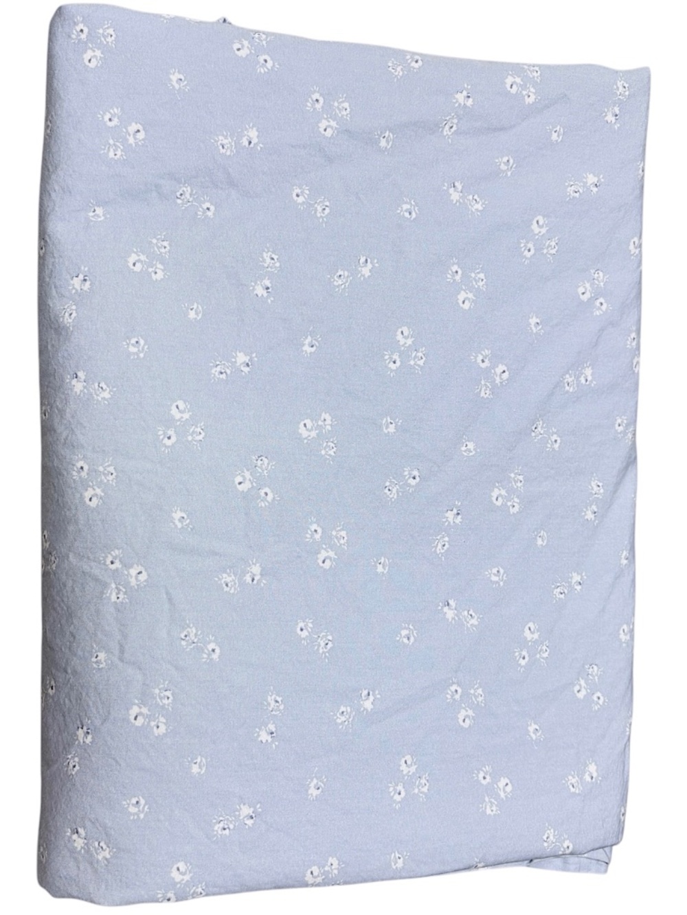 Shabby Chic sheets flat fitted FULL blue tiny flowers NO cases NO damages